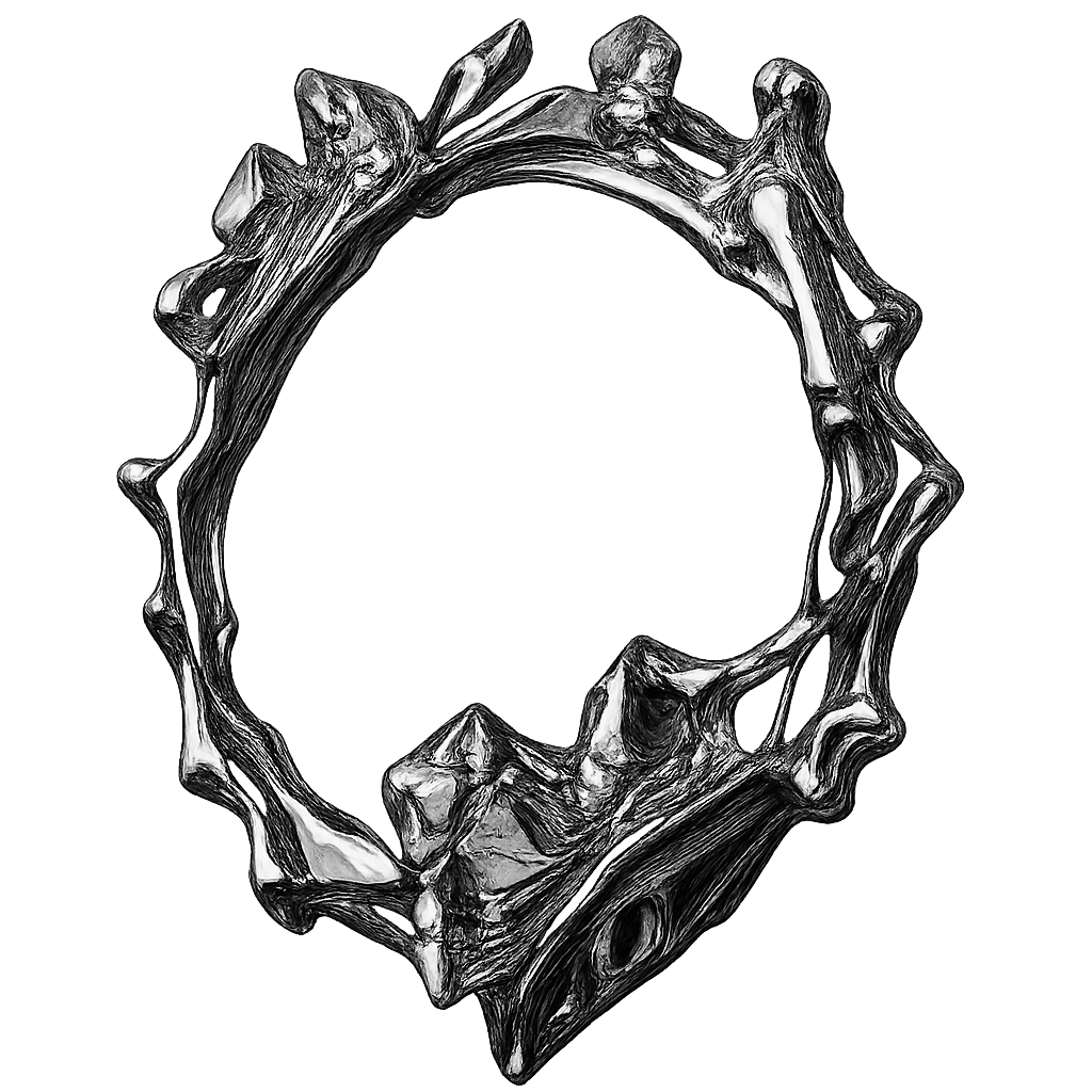 Futuristic Chrome Ring